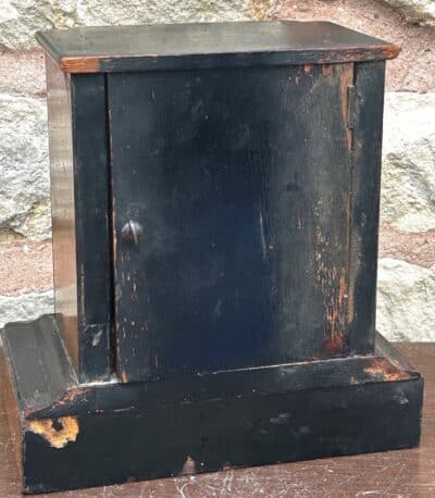 Early Victorian Antique walnut Ebonised 8 day Mantle Clock Circa 1850 - Image 6