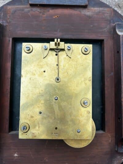 Stunning Antique Rosewood inlaid cased Oldham drop Dial Clock - Image 14