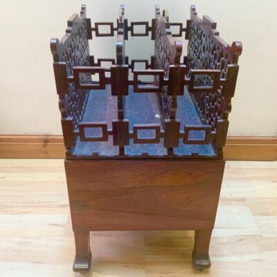 Canterbury in rosewood Chippendale influence, maker Gillows - Image 7