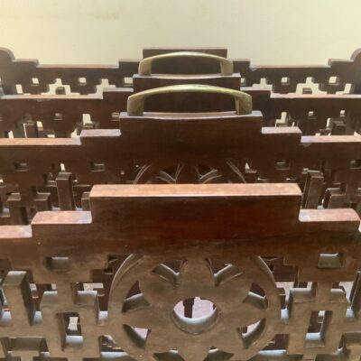 Canterbury in rosewood Chippendale influence, maker Gillows - Image 17