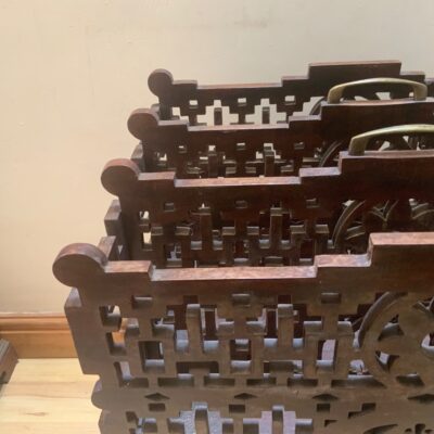 Canterbury in rosewood Chippendale influence, maker Gillows - Image 19