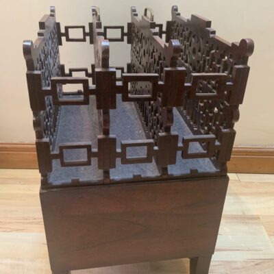 Canterbury in rosewood Chippendale influence, maker Gillows - Image 20