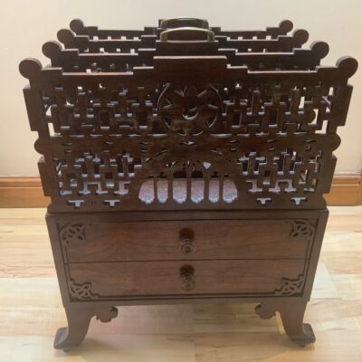 Canterbury in rosewood Chippendale influence, maker Gillows - Image 30