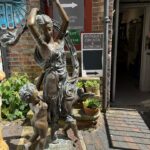 Bronze Statue of Classical lady with Cherubs Antique Sculptures