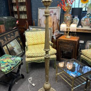 Gilt lamp standard Antique Furniture