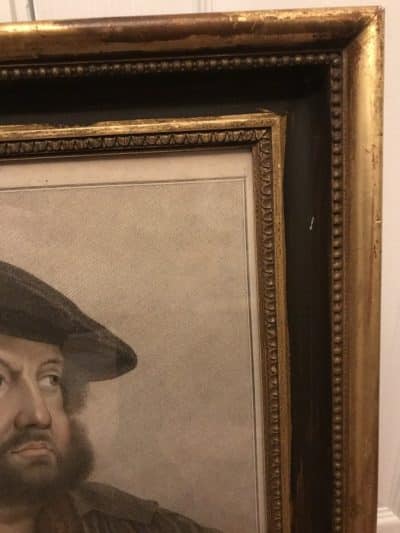 Hans Holbein the Younger (c.1497/98-1543) Self Portrait At Kensington Palace Coloured Stipple Engraving By Francesco Bartolozzi Circa 1798 - Image 10