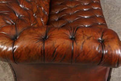 Genuine Victorian Leather Chesterfield Sofa antique chesterfield Antique Furniture 15