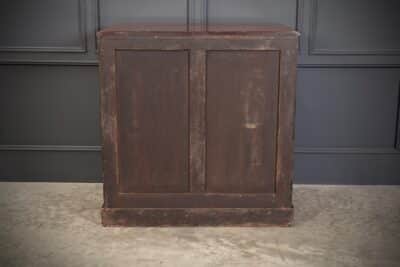 William IV Mahogany Dwarf Linen Press Cupboard Linen press Antique Cabinets 16