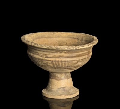 Indus Valley Pottery Chalice with Decoration