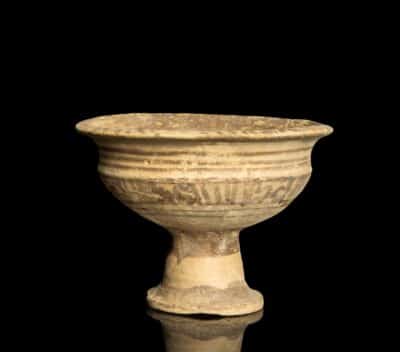 Indus Valley Pottery Chalice with Decoration - Image 3