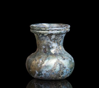 Roman iridescent glass jar