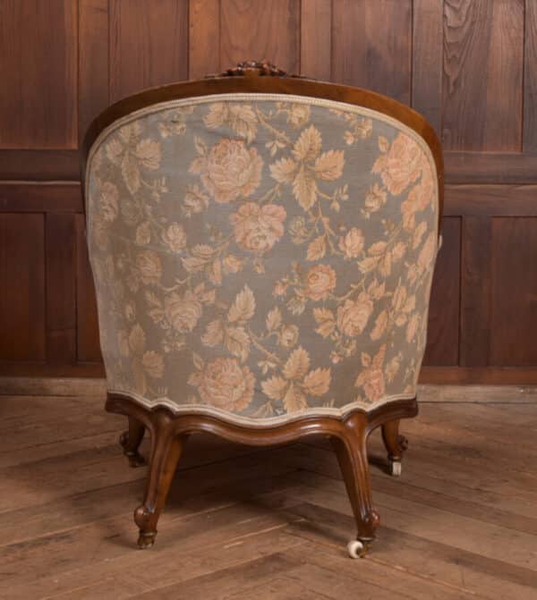 Victorian Walnut His & Her Parlour Chairs SAI2471 Antique Chairs 19