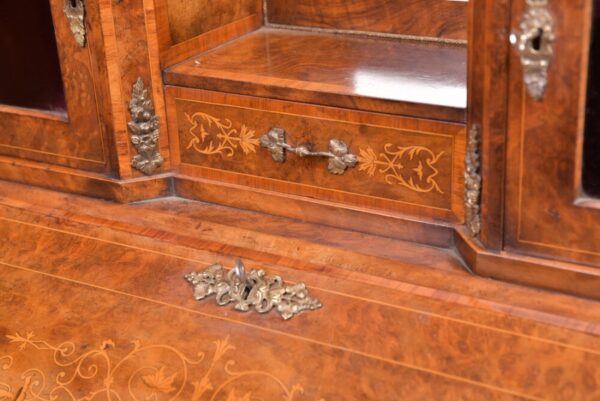 Victorian Walnut French Bureau Du Dame / Lady's Writing Desk SAI1966 - Image 3