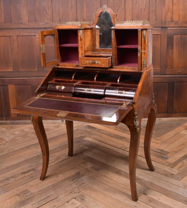 Victorian Walnut French Bureau Du Dame / Lady's Writing Desk SAI1966 - Image 11