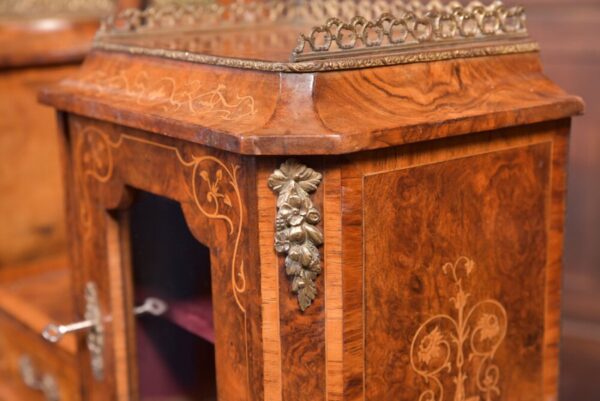 Victorian Walnut French Bureau Du Dame / Lady's Writing Desk SAI1966 - Image 13