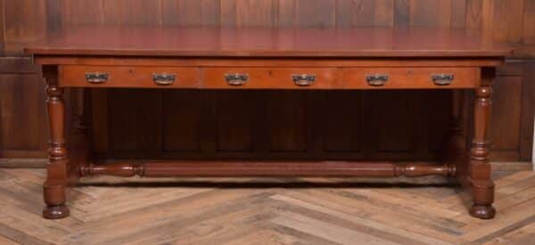 Oversized 19th Century Mahogany Library Table SAI1991 - Image 8