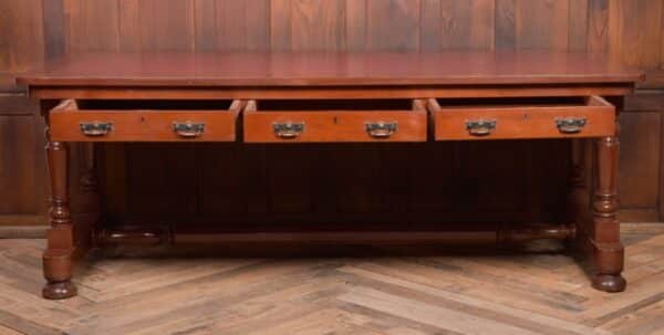 Oversized 19th Century Mahogany Library Table SAI1991