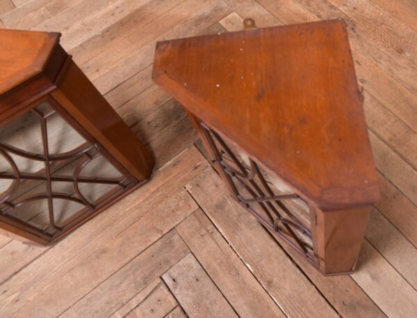 Pair Of Edwardian Mahogany Corner Cabinets SAI2309 - Image 4