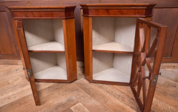 Pair Of Edwardian Mahogany Corner Cabinets SAI2309 - Image 9