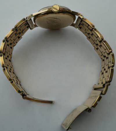 Vintage Roamer Premier Gents 9ct Watch 17J On Rolled Gold Clewco Strap - Image 6