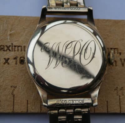 Vintage Roamer Premier Gents 9ct Watch 17J On Rolled Gold Clewco Strap - Image 11