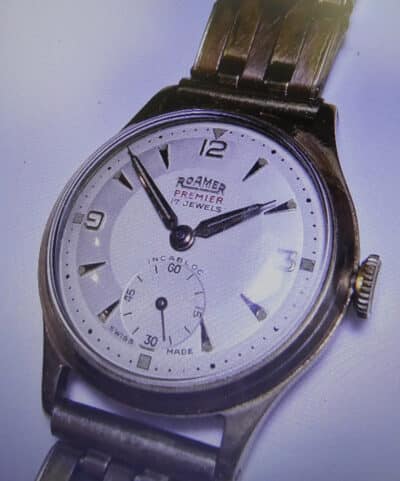 Vintage Roamer Premier Gents 9ct Watch 17J On Rolled Gold Clewco Strap - Image 15