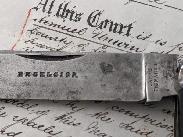 Extremely rare 1880 army knife James tidmarsh Excelsior Sheffield army knife very rare - Image 4