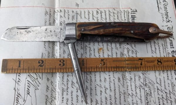 301 pattern admiralty knife Joseph Allen Sheffield - Image 4