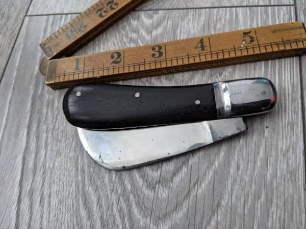 Hawk bill pruning knife rose wood scales - Image 4