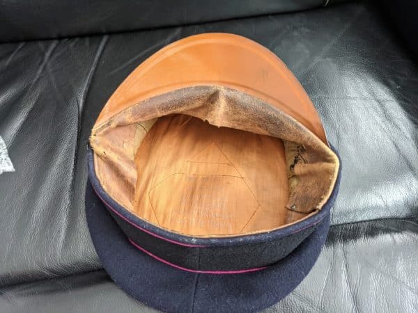 German fire police hat dated 1941 ww2 - Image 5