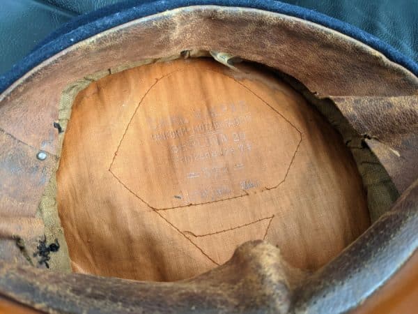German fire police hat dated 1941 ww2 - Image 6