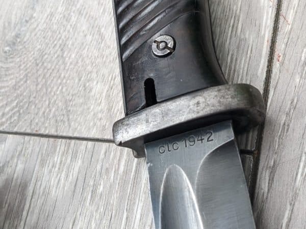 Rare German ww2 k98 bayonet dated 1942 with matching numbers very rare - Image 2