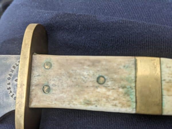 American Civil war Bowie knife Boyle and gamble 1862 - Image 3