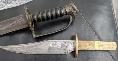 American Civil war Bowie knife Boyle and gamble 1862