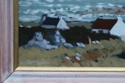 Alex McKenna (Irish 1943-) 'Cottages before Dooagh Head, Achill Island'. - Image 3