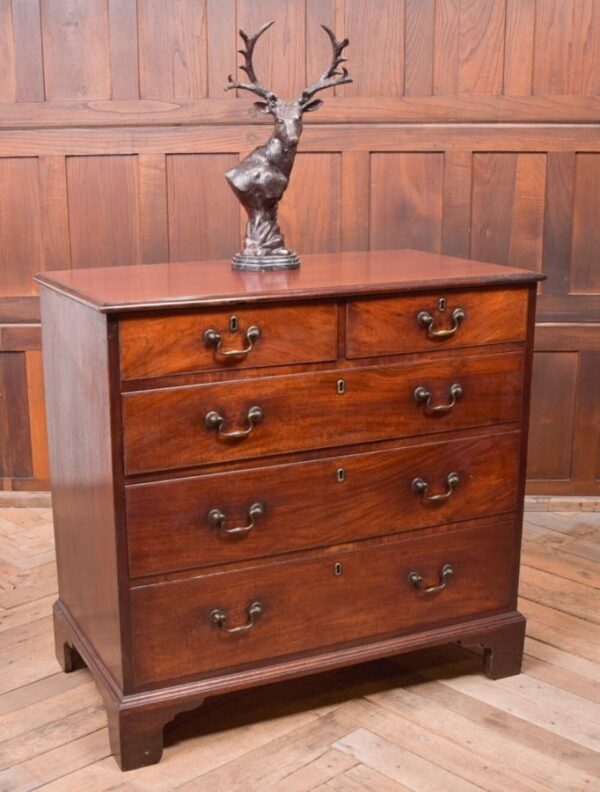 Georgian Mahogany Chest Of Drawers SAI2062 Georgian chest of drawers Antique Chest Of Drawers 3