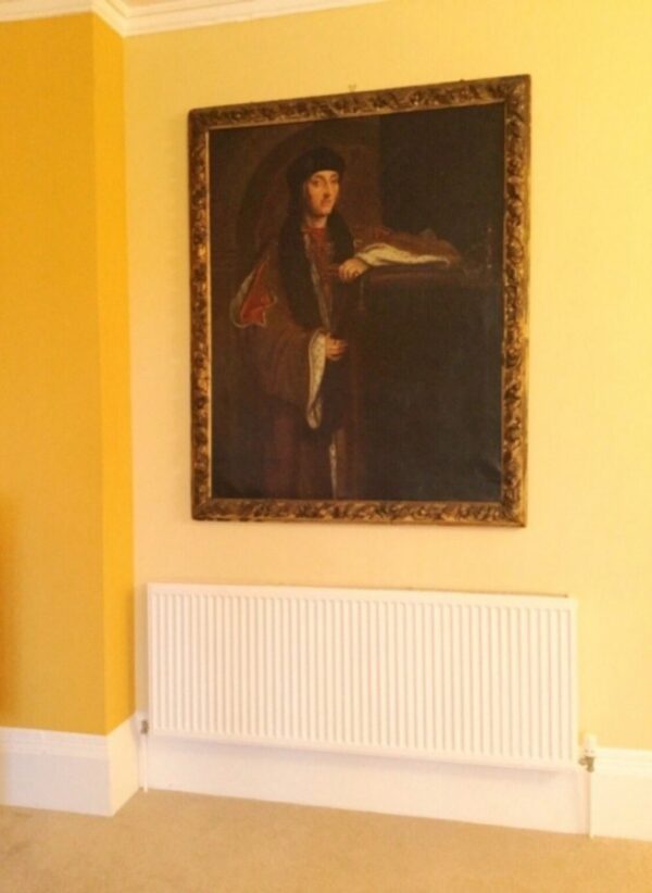 King Henry VII After Hans Holbein 1600-1625 17th Century Oil Portrait Paintings - Image 3