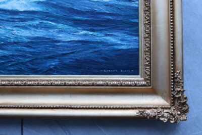 Gordon Ellis (1920-1978), The Liverpool whaler 'Golden Lyon', oil on board. - Image 3