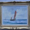 George Shaw (1929-1989), A Fine Thames Barge, oil on canvas. - Image 2