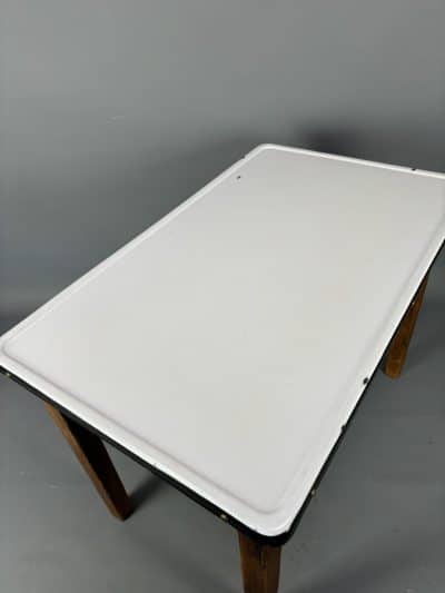 Victorian Enamel Top Table - Image 10