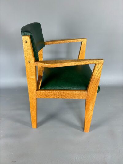 Mid Century Oak Desk Chair - Image 4