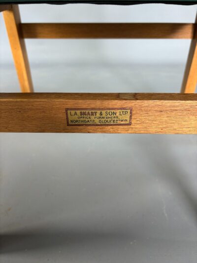 Mid Century Oak Desk Chair - Image 8