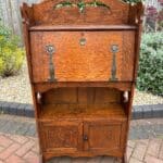 Arts & Crafts Oak Bureau Bookcase Arts & Crafts Antique Bookcases