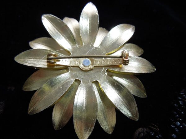 Funky 50's Lime & Mint Green Enamel Brooch - Image 5