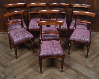 8 Victorian Rosewood Dining Chairs SAI3282 - Image 12