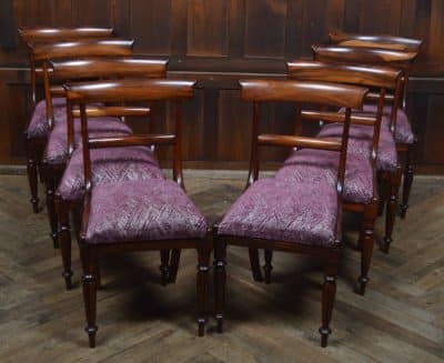 8 Victorian Rosewood Dining Chairs SAI3282 - Image 10