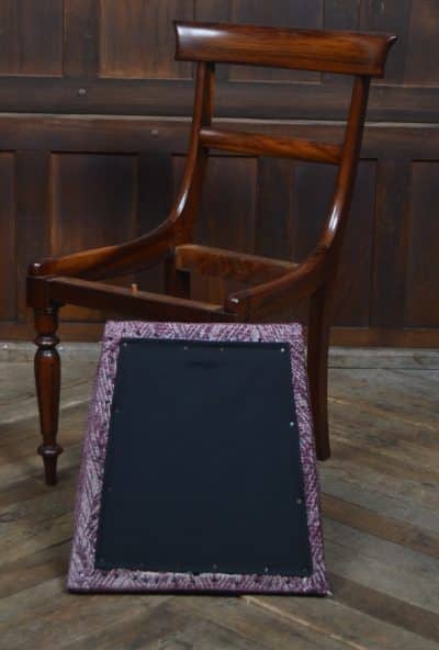 8 Victorian Rosewood Dining Chairs SAI3282 - Image 5