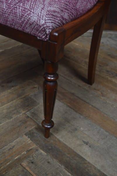 8 Victorian Rosewood Dining Chairs SAI3282 - Image 3