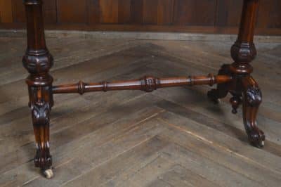 Victorian Walnut Fold-over Games Table SAI3221 - Image 2