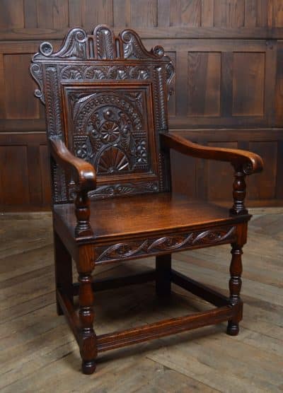 Edwardian Oak Arm Chair SAI3151